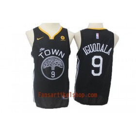 NBA Golden State Warriors Trikot Andre Iguodala 9 Nike 2017-18 Schwarz Swingman - Herren